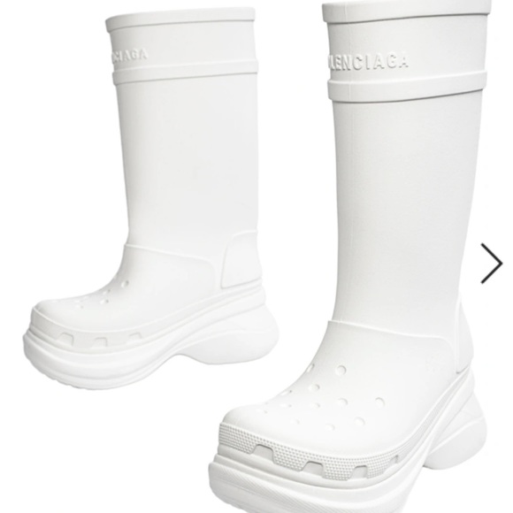 Balcenciaga crocs boots size 10 - Picture 1 of 1